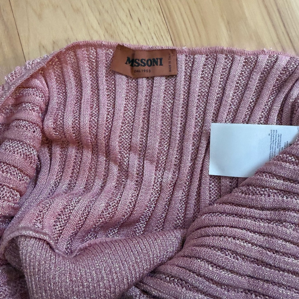 Missoni Mauve Knit Top - Picture 9 of 10
